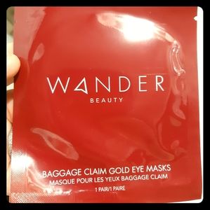 Wander Baggage Gold Eye Masks